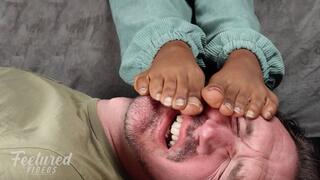 Slapping your face with my feet is sooo joyful