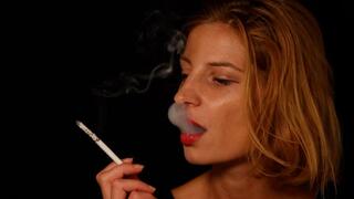 Eve Smoking a Long 120's - Smoking Fetish Delight