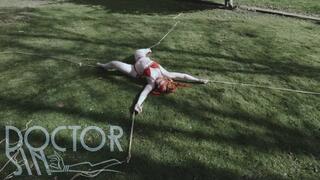 Kitty Quinzell Staked Out