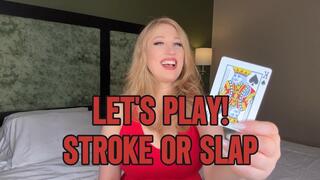 Stroke or Slap Ball Busting CBT JOI Card Game Challenge featuring Sensual Lala