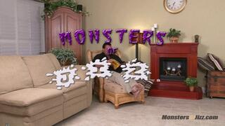 Big Older Cock Sprays Sarah's Face With Cum