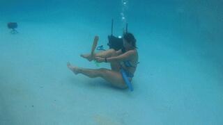 Carissa wasn't done, pantyhose added