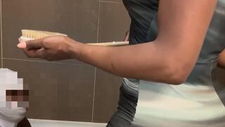 Bathtime for My Dirty Little Pet Humiliation bbc submissive slave training domme dominatrix obedient slave degrading soap bath