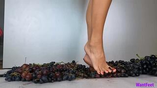 Grape Crushing - Food Crush - HD MP4