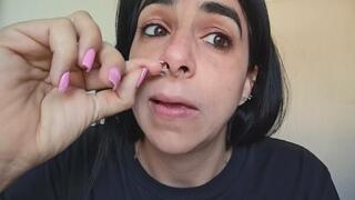 Cold with sticky mucus and runny snot