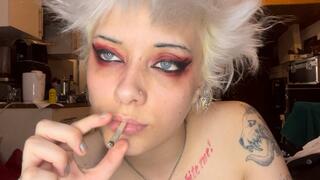 3 new smoking videos topless