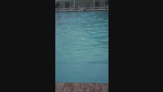 Casual daily Swim series day 1 with Summer Monroe