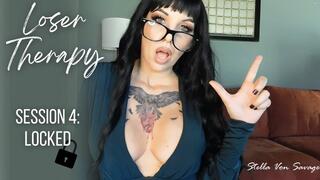 Loser Therapy 4: Caged and Locked in Chastity