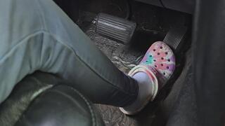 Crocs and socks car play