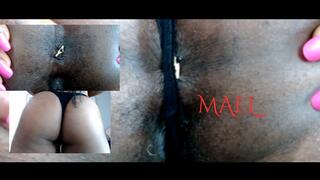 Tiny Stuffed In Oily Anal Vore Feet First - Unaware Giantess Ebony Ass Smothering