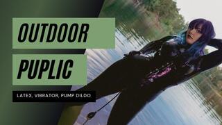 Outdoor Latex am öffentlichen Badesee