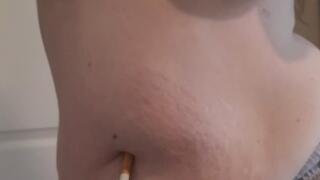 Feedee Naval Belly Play