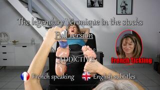 30 min The legendary Veronique of "French Tickling" tickled in the stocks FULL Version ( with English subtitles )