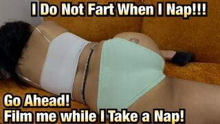 I Filmed My Girlfriend Farting While taking a Nap!