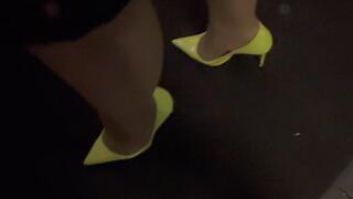 Club night in yellow loubs Part 1 going out