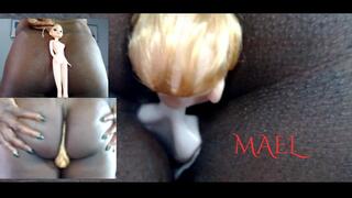 Stepsisters Head Crushed In Ass Smothering - Unaware Giantess Ebony Ass Fetish