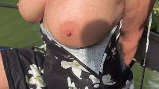 Shang Hai'd (4K MP4) Tilly McReese: Blindfolded, Tape Gagged, Gag Talk, Outdoors, Bondage