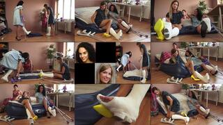 Rita SLWC and Benetta SLWC with Toe Spica Clean Up Time (in HD 1920X1080)