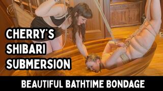 Cherry's Shibari Submersion: Beautiful Bathtime Bondage