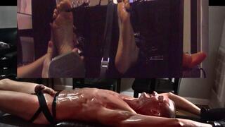 Straight Personal Trainer Josh Gets Tickled, Ball-Bumped, and Jerked Strapped Tight In Stocks! (Part 2)