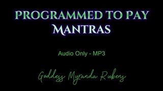 Programmed to Pay - Mantras - Audio Only MP3