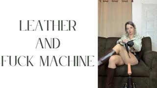 fuck machine in leather