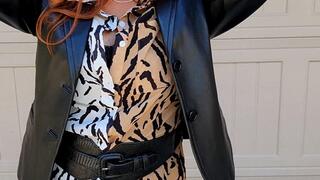 Vivian Ireene Pierce Can't Get the Car Started & Models Her Outfit While Crushing Some Leaves (Alt)