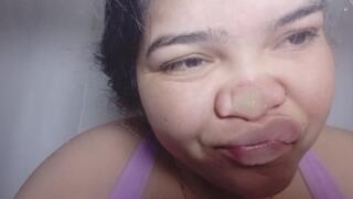 Pepa Ping making silly faces