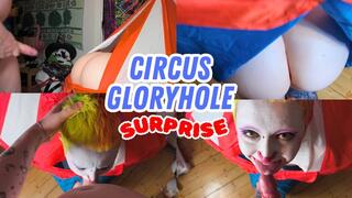 Clown Gloryhole Circus Tent Surprise