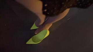 Club night in yellow Loubs part 2 Clubbing