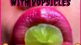 Dick Sucking Demonstration With Popsicles With BBW Goddess GodMina The Great Luciano 1920x1080 WMV