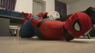 Spidey in a hogtie