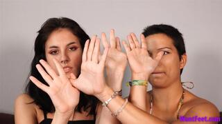 Models Hand Comparison - Size Difference - HD MP4