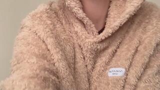 Watch step mommy get fucked in her fluffy jumper and socks
