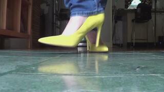 Toe Tapping and Walking in High Heels
