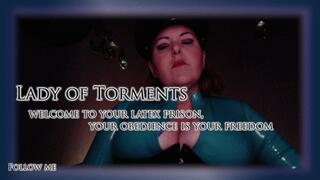 Welcome to your latex prison, your obedience is your freedom