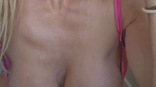 Milk Pumping MILF Gets Off Covered in Her Own Supply