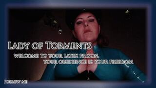 [CAPTIONS] Welcome to your latex prison, your obedience is your freedom