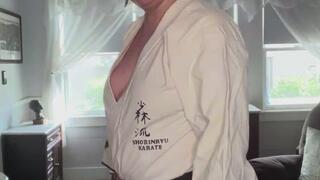 Your trans karate instructor has a bigger cock than you