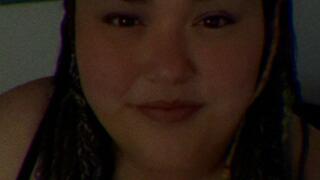 Secret recording of fattie stuffing her face and smoking… NO AUDIO