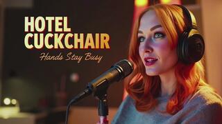 You having fun in the cuckchair at the Hotel Wifey has 2 Men