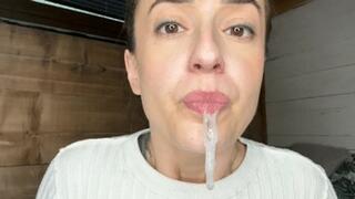 Bubbling phlegm, angina, swollen tonsils wmv