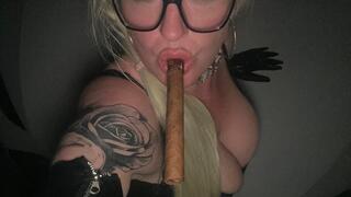 big cigar smoking fetish