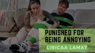 Speakuss gets punished for being annoying to Liricaa