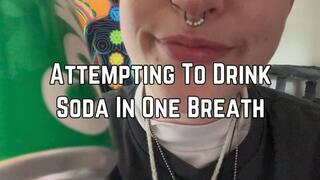 Phoenix Bates Chugging Soda And Burping 4k HD - Burping - Drinking - Swallowing - Mouth Fetish