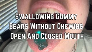 Phoenix Bates Swallows Gummy Bears Without Chewing 4k HD - Candy - Mouth Fetish - Extreme Close Ups - Uvula Fetish - Tongue