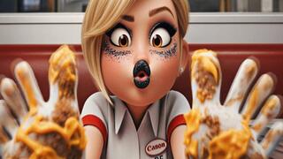 CHEESY SOCKS AND BLACK LIPSTICK MESMERIZE