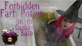 Forbidden Fart Potion in the Cauldron Bath