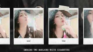 Custom - Bubbles and the Bullying - Smoking 2 Marlboro White Cigarettes - POV and RP