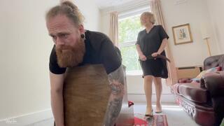 Handyman strapped for being nosy